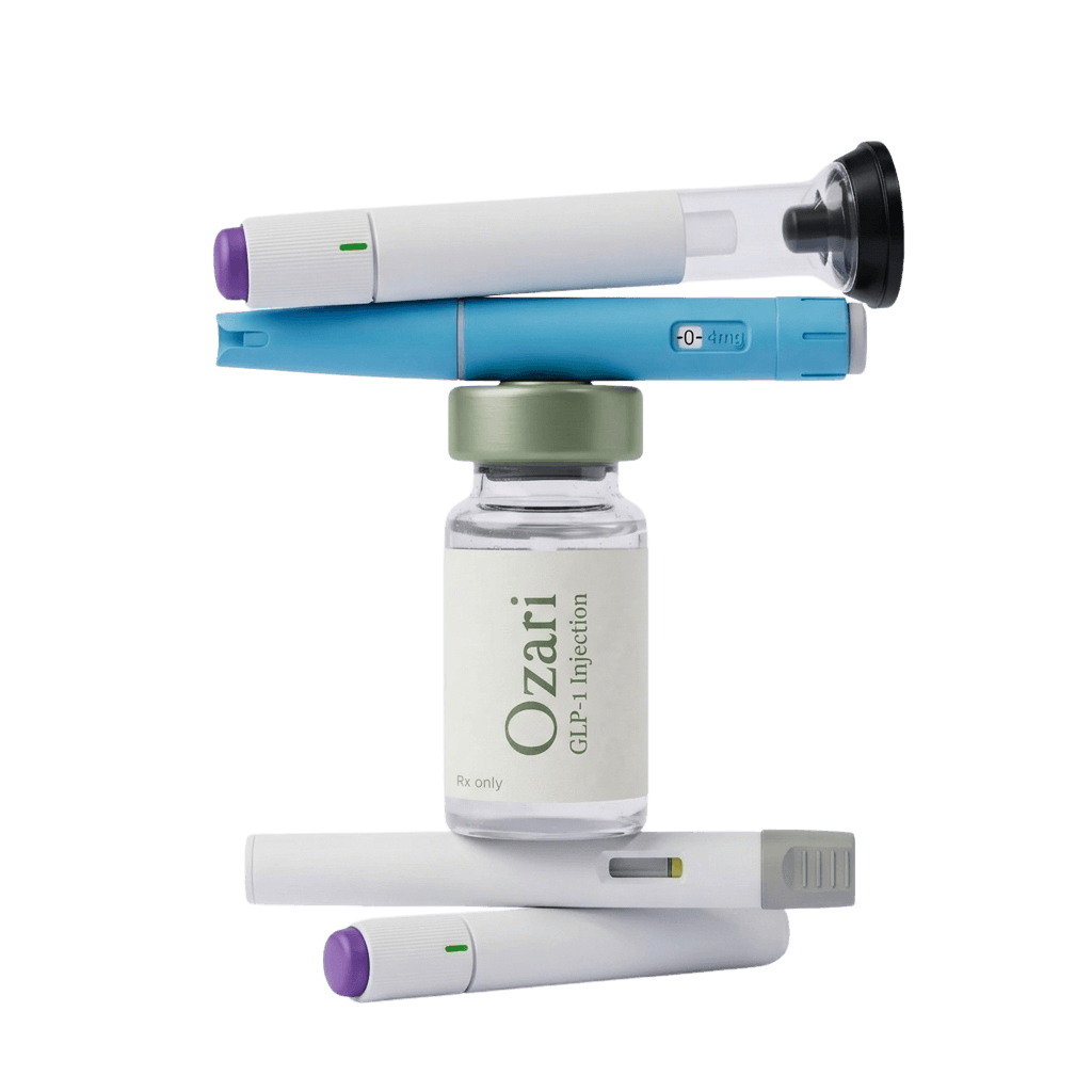 Ozari GLP-1 vial con auto-inyectores