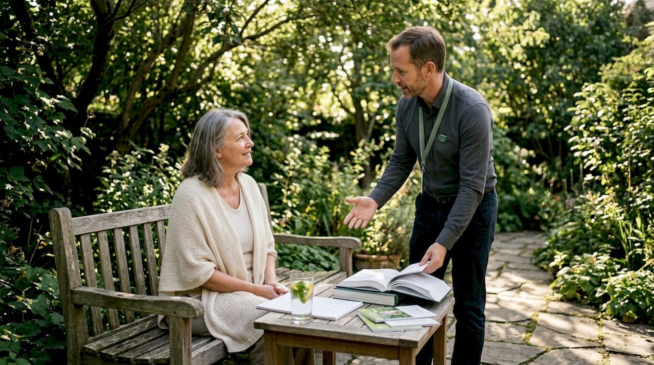 Doctor consulting patient about GLP-1 weight loss medication