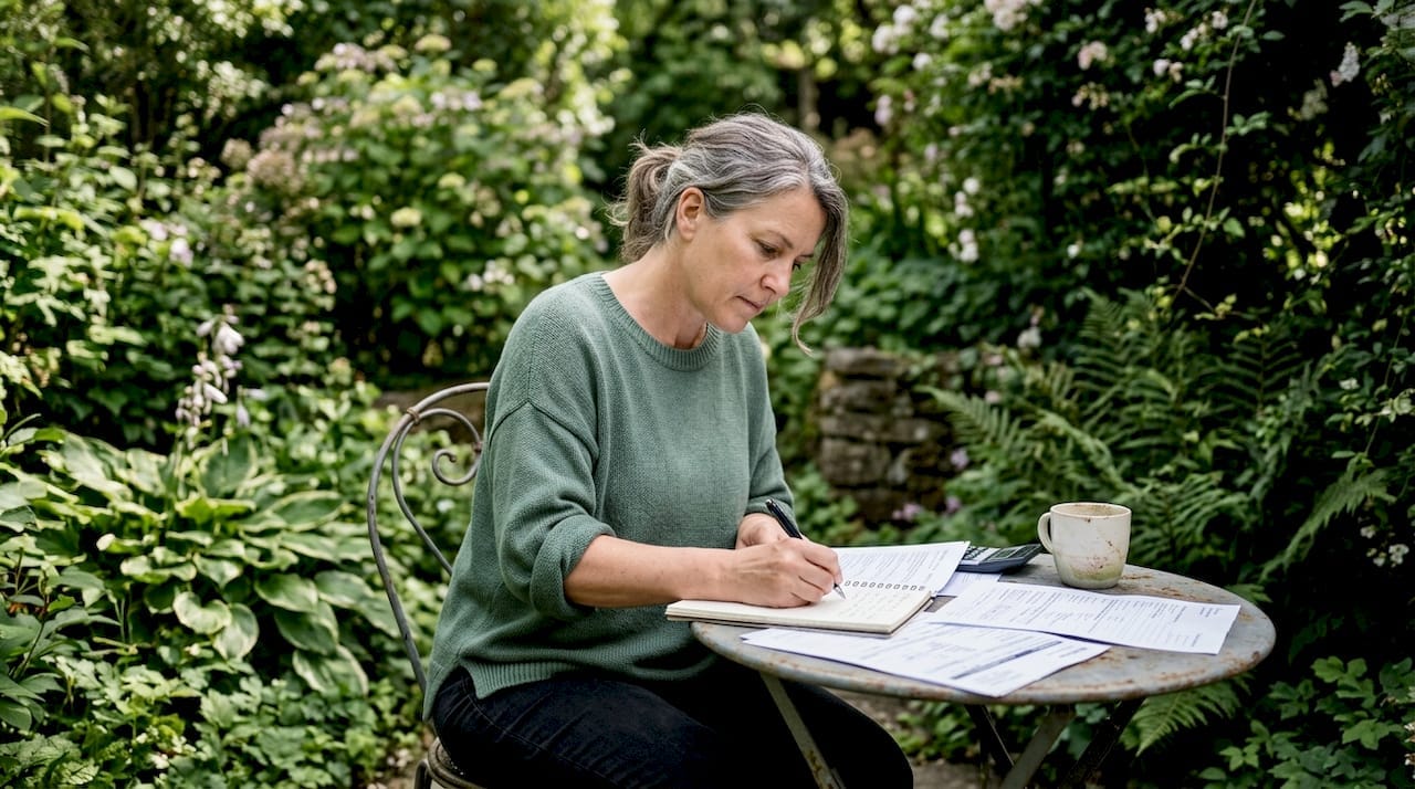 Woman completing GLP-1 cash-pay medication paperwork